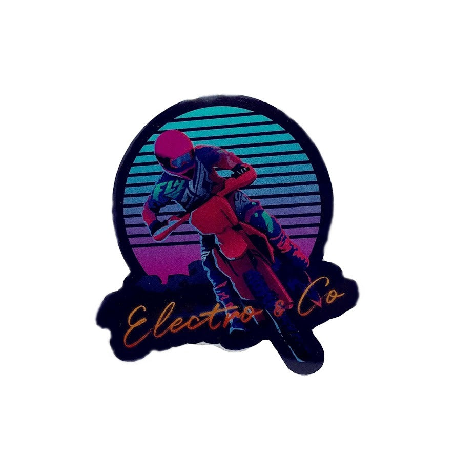 Retro Sunset - Electro & Co. Decal - Apexmall