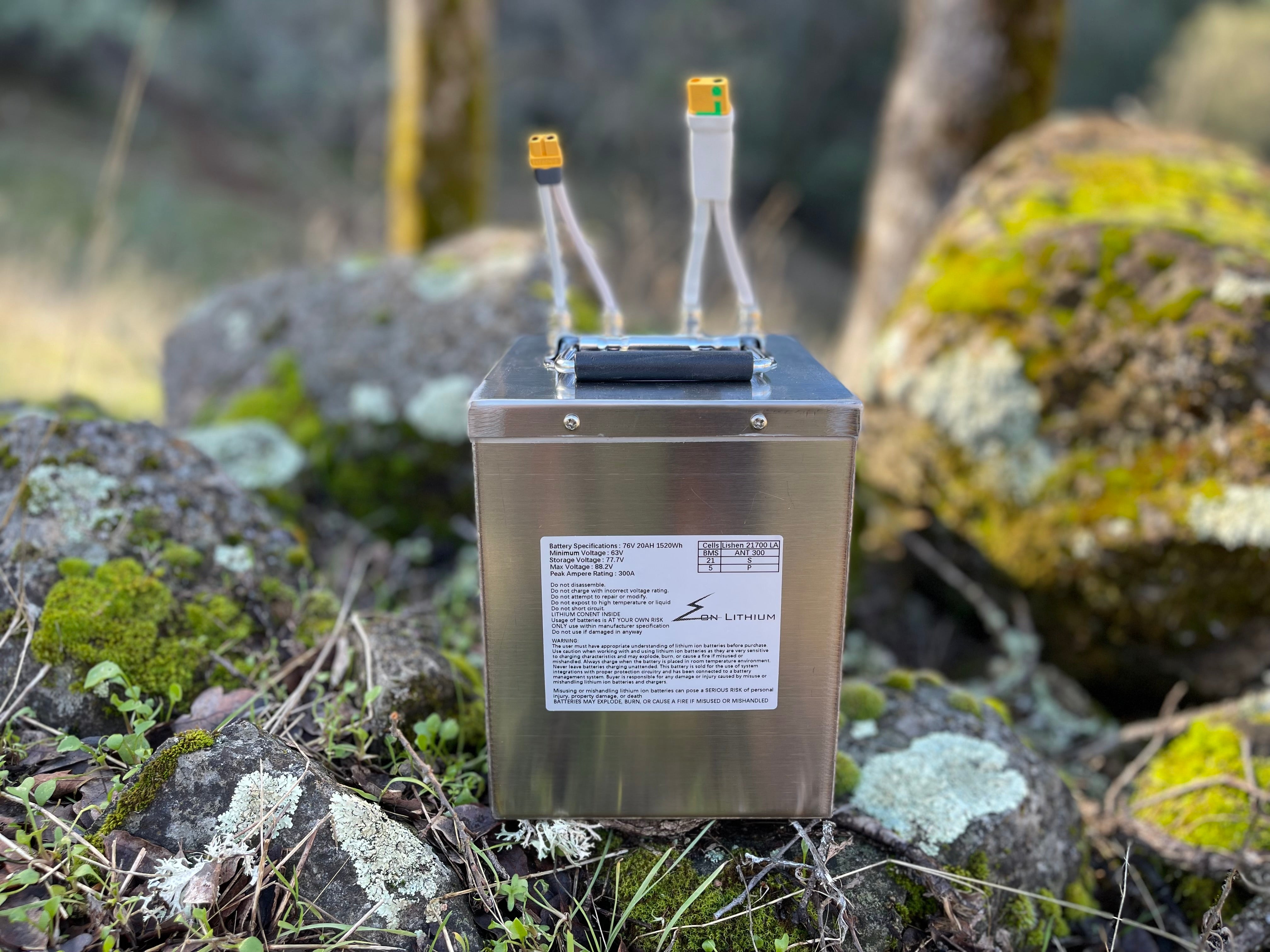 76V 20ah Li-ion Battery - Apexmall