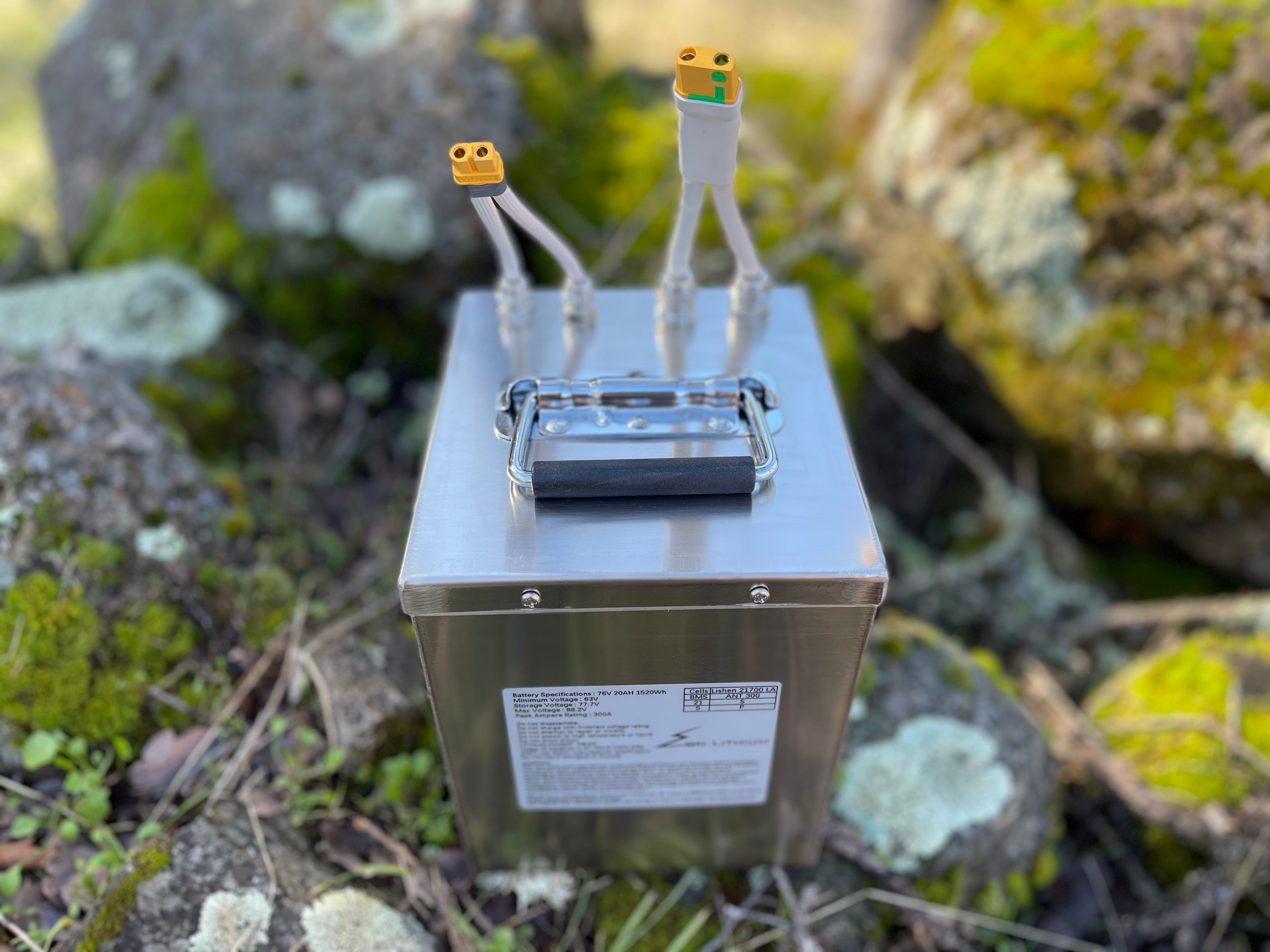 76V 20ah Li-ion Battery - Apexmall