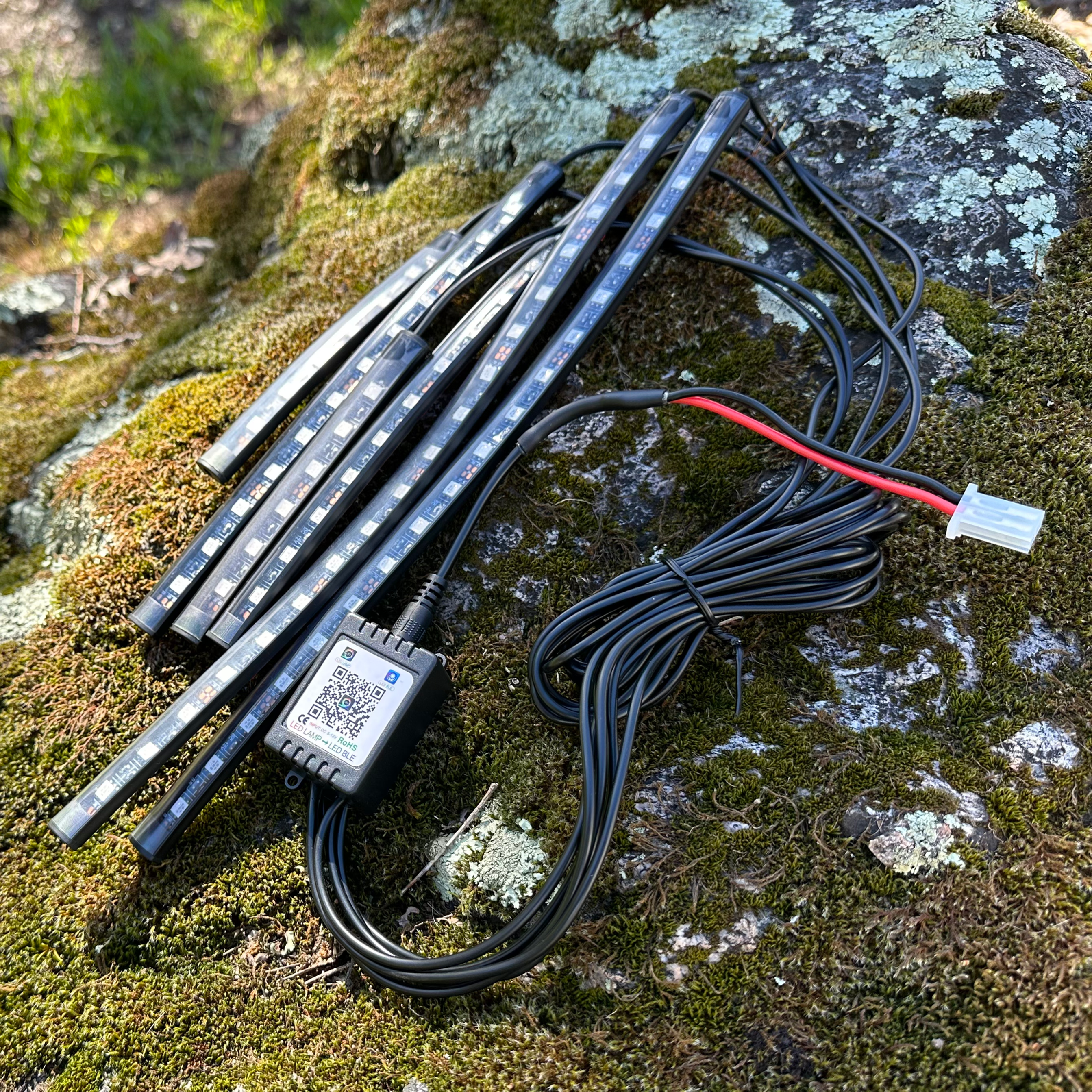 Bluetooth RGB UnderGlow Kit: 12V Accessory - Apexmall